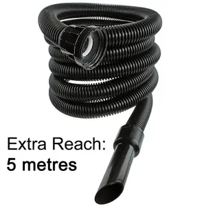 SPARES2GO 5m Hose compatible with Numatic Henry Hetty etc Vacuum Cleaners