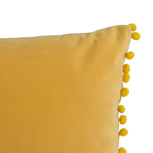 GoodHome Valgreta Yellow Rectangular Indoor Cushion (L)30cm x (W)500cm