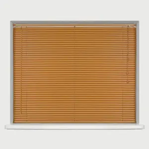 PVC Room Darkening Venetian Blind Teak / 150 cm L x 135 cm W