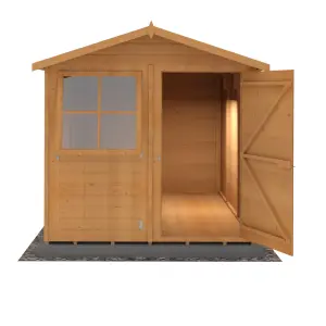 Shire 7x10 Barraca Shiplpa Garden Shed with Single Door and Window