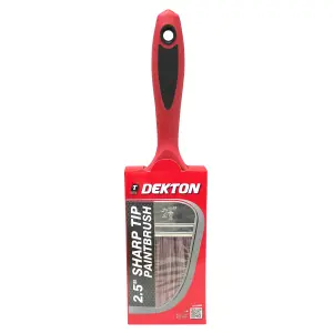 Dekton 2.5" Sharp Tip Soft Bristles Paint Brush