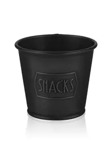 Rozi Black Snack Bowl (Galvanised Steel)