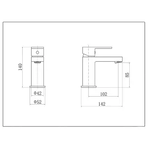 Flode Roxen Mono Basin Mixer Tap Chrome