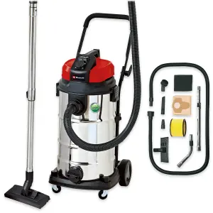 Einhell Wet And Dry Vacuum Cleaner 40L 230mbar 2250W With Power Tool Takeoff Blower Industrial TE-VC 2340 SA