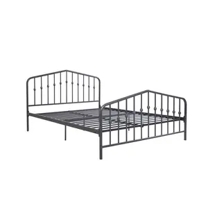 Holland Bed Frame Grey / Kingsize (5')