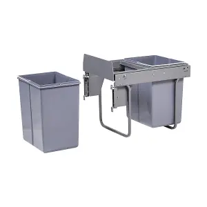 40L Integrated Pull Out Kitchen Waste Bin Under Counter Trash Can