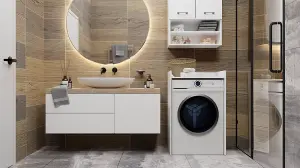 Pola NP Washing Machine Cabinet White