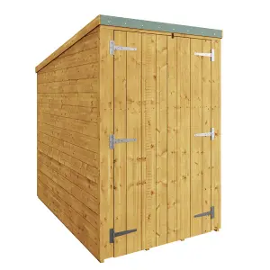 BillyOh Master Tongue and Groove Pent Wooden Shed - Pressure Treated - 4x6 - Windowless