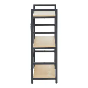 Interiors by Premier Laxton 3 Tiered Light Yellow Shelf Unit