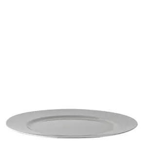 33cm Charger Plate Matt Silver