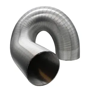 Kair Semi-Rigid Aluminium Hose 127mm Dia - 3 Metre Length Hose for Fans, Cooker Hoods and Ventilation