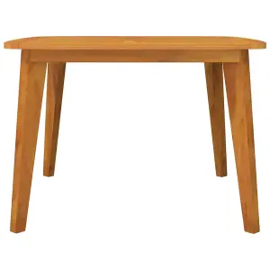 Berkfield Garden Table 110x110x75 cm Solid Wood Acacia