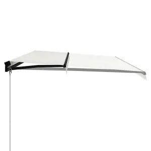 Berkfield Manual Retractable Awning 600x300 cm Cream