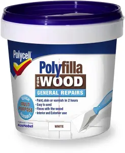 Polycell - Polyfilla Wood Filler General Repairs - 380g Tub