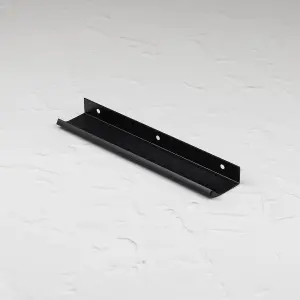 200mm Matt Black Profile Edge Cabinet Pull Cupboard Door Drawer Wardrobe Furniture