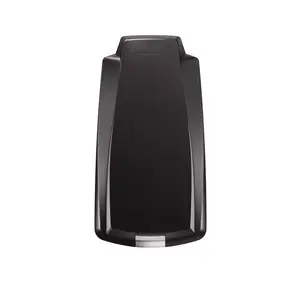 Simplehuman 40L Plastic Slim Pedal Bin Black