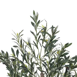 155cm H Garden Decoration Artificial Olive Tree with Pot