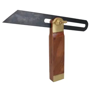 Carpenter Adjustable 7.5inch Wood Sliding Bevel Hardwood & Brass