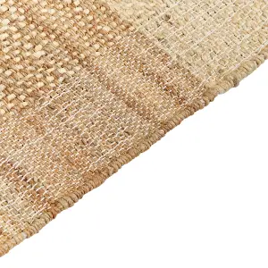 Jute Area Rug 160 x 230 cm Beige KARKIN