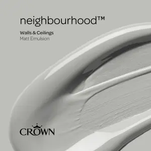 Crown Walls & Ceilings Matt Emulsion Paint Neighbourhood - 2.5L