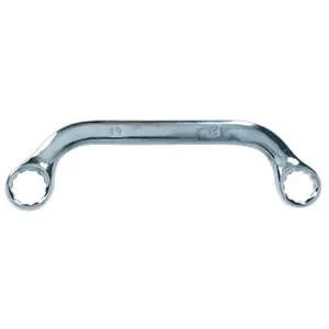 18mm + 19mm Half Moon Ring C Obstruction Spanner Wrench 12 Sided Bi-hex