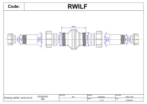 McAlpine RWILF " In-Line Screened/Filter Pipe Coupling