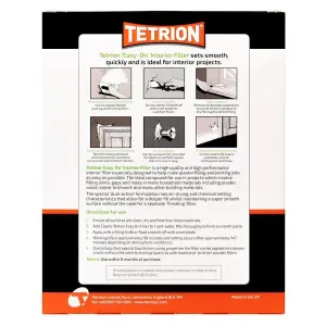 Tetrion Inetrior Surface Filler Wood Stone Konkrete Briks Metal 1.5kg x6