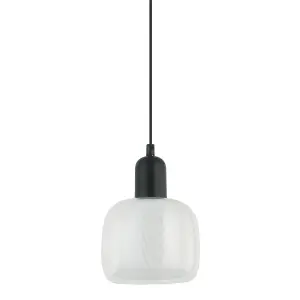 Luminosa Lamezia Modern 1 Light Dome Pendant Ceiling Light, E27