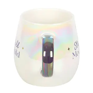 Something Different Stay Wild Moon Child Round Mug White/Multicoloured (One Size)