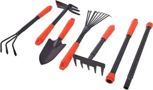 Garden Hand Tool Set 7PC Home Gardening Kit Trowel Digging Plant Cultivator Tool