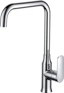 VURTU Eros D Shape Single Lever Tap, 384(H) x 102(W), Chrome, 262101