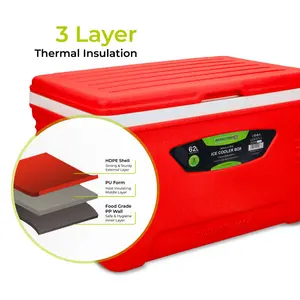 ROYALFORD 62L Freezer Pack Red