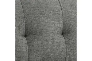 Dylan 2 Seater Sofa, Dark Grey Linen Fabric