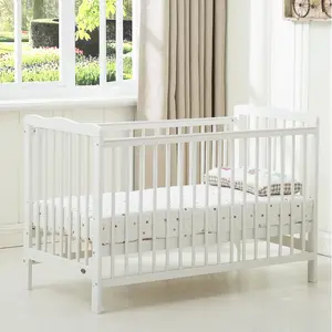 Cairns Cot with Mattress White