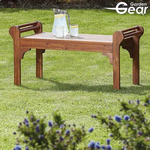 Lutyens Table Solid Acacia Hardwood Pre Treated Garden Patio Furniture (Coffee Table)