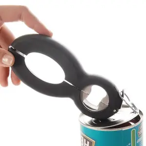 Versatile 6-in-1 Multi Opener for Jars, Bottles, and Packets