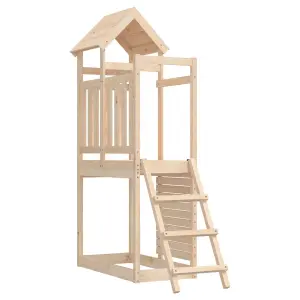 Berkfield Outdoor Playset 52.5x110.5x214 cm Solid Wood Pine