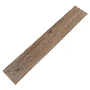 Set of 36 Walnut Effect Wood Grain Self Adhesive PVC Flooring Planks Waterproof Covering 5m²