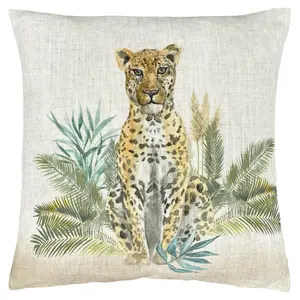 Animal Print Square Throw Cushion