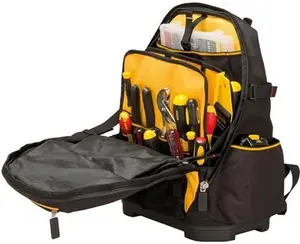 Stanley Fatmax 1-95-611 Work Tool Bag Hard Base Backpack STA195611