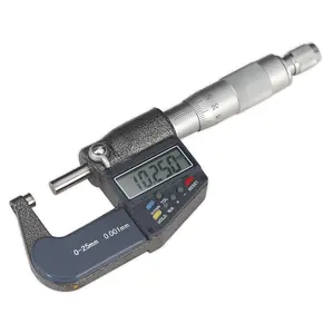 Sealey Digital External Micrometer 0-25mm(0-1") AK9635D