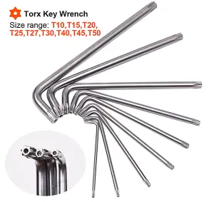 HARDEN 540618. torx tamperproof and hex key set 18pcs, CrV steel, wrench set