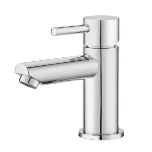 BATHWEST Cloakroom Mono Sink Basin Mixer Tap Bathroom Taps Chrome Faucet