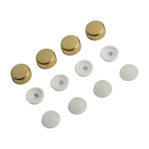 PZ Pan head Gold Effect Mirror screw (Dia)3.5mm, Pack of 1