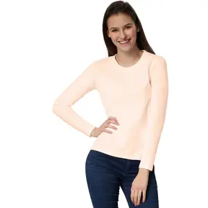 Women's Long-Sleeved Top - skin color XL