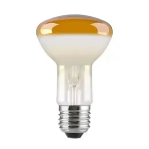 GE R63 60w E27 Reflector Lamp - Yellow - Twin Pack