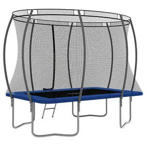 Berkfield Trampoline Set Rectangular 274x183x76 cm 150 kg