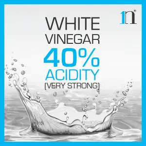 White Vinegar Cleaning 10 Litres HIGH STRENGTH 40% - All Natural Multi-Surface & Multi-Purpose Cleaner, Limescale