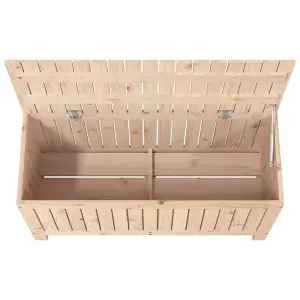 Berkfield Garden Storage Box 108x42.5x54 cm Solid Wood Pine