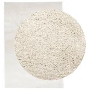 Rug OVIEDO Short Pile Beige 160x230 cm